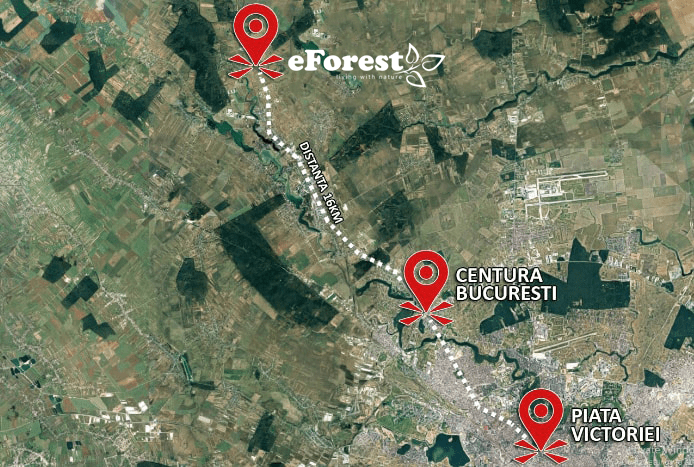 Crevedia, teren premium 800 mp, acces rapid DN1A, cartier nou, Crevedia